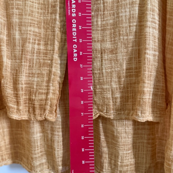 Loose Weave Linen long shirt - Picture 6 of 7